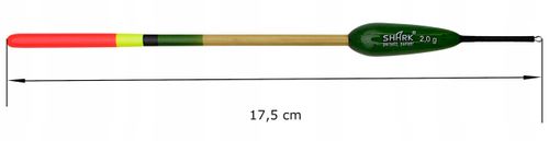 Spławik Przelotowy z BALSY SHARK Perfekt Hunter 2,0 g / 17,5 cm na Arena.pl