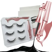RZĘSY MAGNETYCZNE PĘSETA MAGNETYCZNY EYELINER 3szt