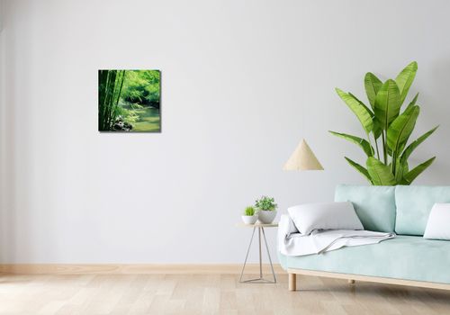 Obraz 40x40cm Spokój Bambusów na Arena.pl