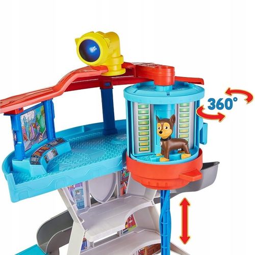 PSI PATROL ZESTAW BAZA OBSERWACYJNA PSIEGO PATROLU + POJAZDY FIGURKI 3+ na Arena.pl