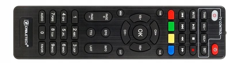 Tuner Dekoder Tv Dvb-T2 H.265 Hevc Pvr Cabletech zdjęcie 5