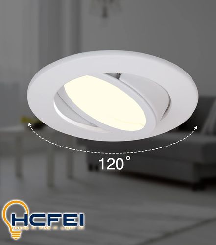 NIEKOMPLETNY Zestaw 7 oczek LED HCFEI 5W 230V białe 3000K 68mm 885062 na Arena.pl