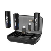 Zestaw mikrofonów bezprzewodowych z etui 1000mAh 2.4GHZ USB-C