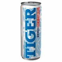 TIGER DRINK ZERO NO SUGAR 250ML PUSZKA