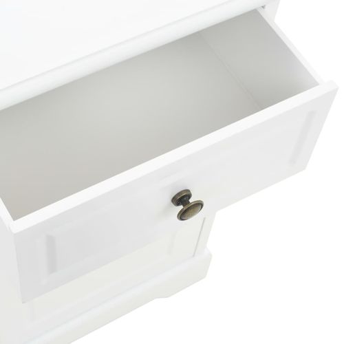 Szafka nocna, płyta MDF i drewno sosnowe, 35 x 32 x 59 cm na Arena.pl