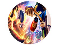 Opłatek na tort Sonic