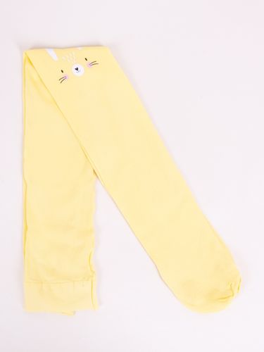 Rajstopy mikrofibra 40DEN żółte ze wzorem królika 92-98 na Arena.pl