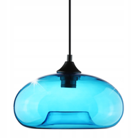 SZKLANA LAMPA SUFITOWA WISZĄCA ŻYRANDOL E27