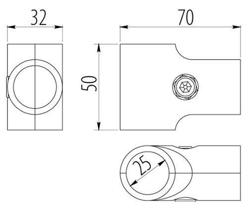 złączka typu t do rury o25 - v-mrth004001 na Arena.pl