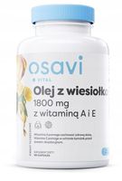 OSAVI OLEJ Z WIESIOŁKA WIT A E 1800MG 180 SOFTGELS