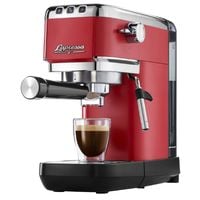 Tchibo Lapressa Ekspres Kolbowy Czerwony Spieniacz