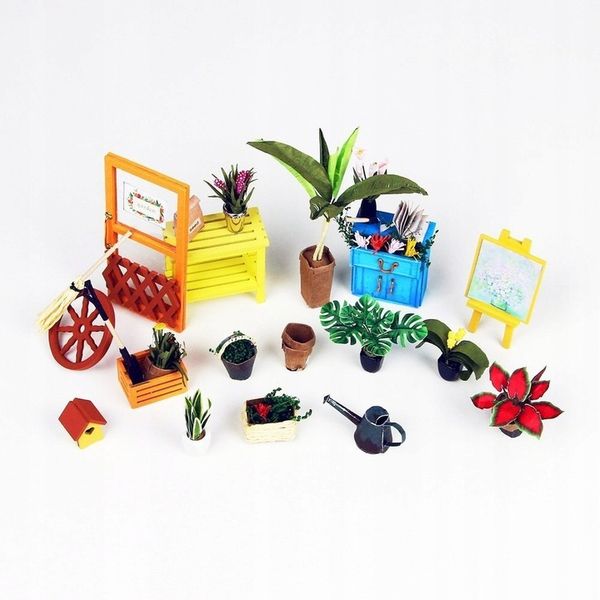 DIY MINIATUROWY DOMEK SZKLARNIA zdjęcie 2