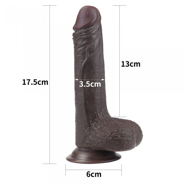 7 sliding skin dual layer dong   black zdjęcie 2