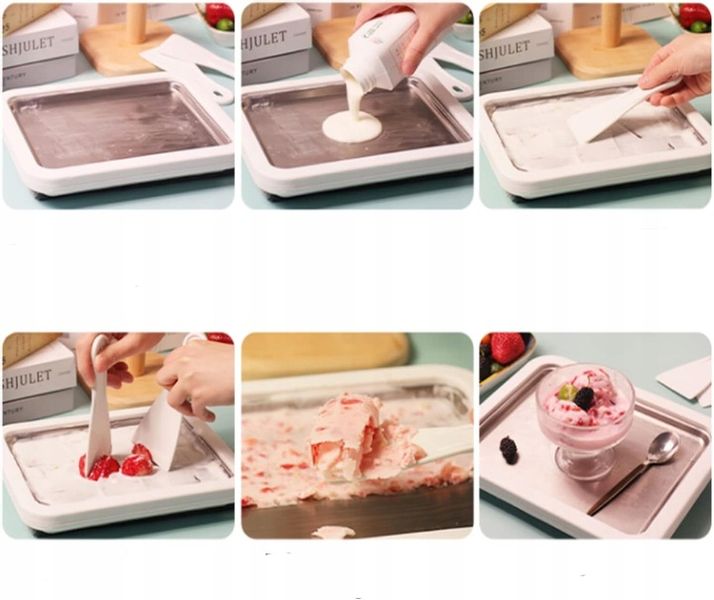 MASZYNA DO LODÓW TAJSKICH MASZYNKA DO ROBIENIA LODÓW LODY TAJSKIE ICE CREAM zdjęcie 7