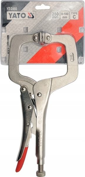 Szczypce zaciskowe, klamrowe typu C 280 mm YATO (YT-2466) zdjęcie 3
