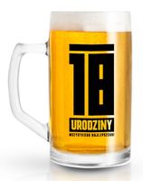 Kufel Do Piwa 500 Ml „18 Urodziny” – Idealny Prezent Na Osiemnastkę!