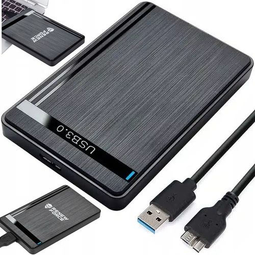 OBUDOWA DYSKU TWARDEGO KIESZEŃ NA DYSK HDD SSD 2,5'' SATA do 5 Gbps USB 3.0 na Arena.pl