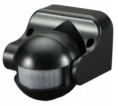 ŚCIENNY CZUJNIK RUCHU ZMIERZCHU PIR ZEWNĘTRZNY LED NATYNKOWY CZUJKA SENSOR na Arena.pl