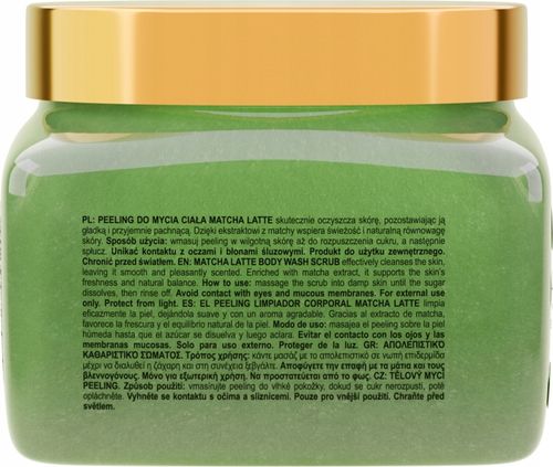 FLUFF PEELING DO MYCIA CIAŁA MATCHA LATTE 350 ML na Arena.pl