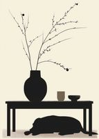 Plakat 25x35cm Wypocznij Psino