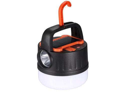 LATARKA LAMPKA KEMPINGOWA PORĘCZNA AKUMULATOR LED USB RĄCZKA SOLIDNA na Arena.pl