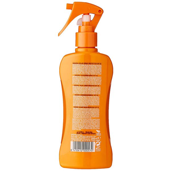 Babaria Aloe Sun Screen Spray SPF50 200ml + After Sun 100ml zdjęcie 4