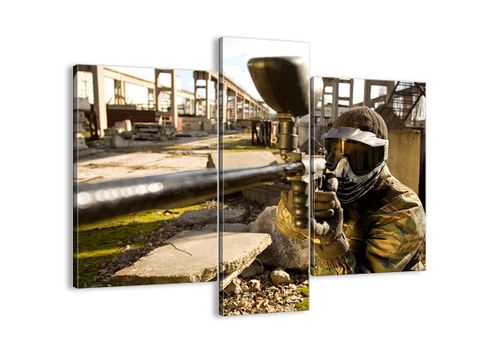 Obraz Na Płótnie - Paintball Gra - 95X80 Cm - Cb95X80-0140 na Arena.pl