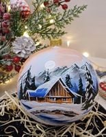 Bombki szklane ręcznie malowane 120 rękodzieło handmade polskie tradycyjne