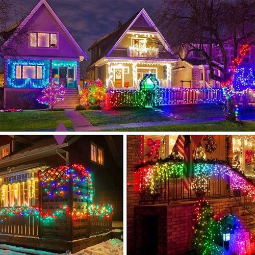 SOPLE 500 LED ZEWNĘTRZNE ŚWIATEŁKA LAMPKI KURTYNA ŚWIETLNA PROGRAMATOR IP44 na Arena.pl