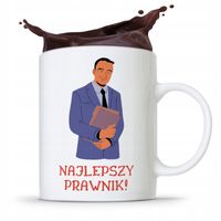 Kubek Prawnika Mecenasa Najlepszy Prawnik! Prezent Z Nadrukiem Ze Zdjęciem