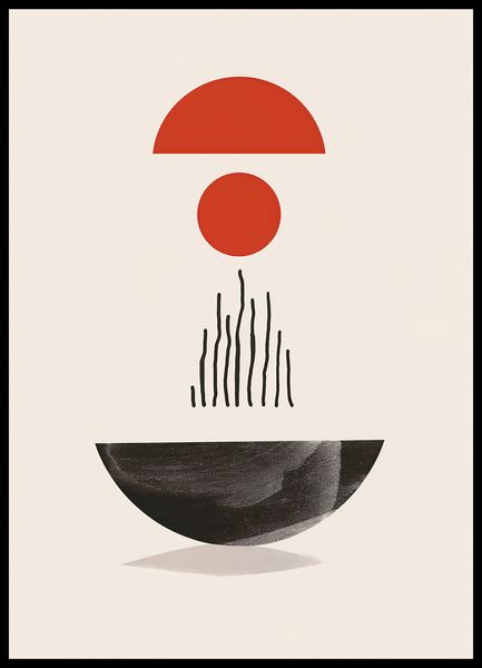 Plakat 50x70cm Półokrągła Forma zdjęcie 2