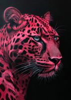 Plakat 21x29,7cm Szkarłatny Jaguar
