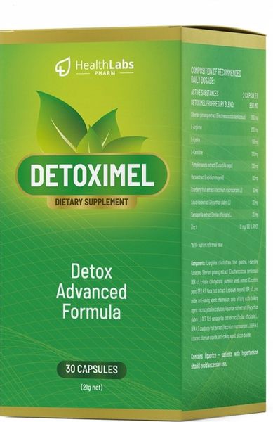 Detoximel Naturalne Oczyszczenie Organizmu Poprawa Samopoczucia Detox - HLP zdjęcie 4
