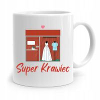 Kubek Prezent Krawcowej Krawca Super Krawiec Z Nadrukiem Ze Zdjęciem