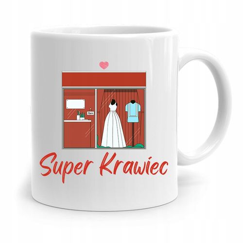 Kubek Prezent Krawcowej Krawca Super Krawiec Z Nadrukiem Ze Zdjęciem na Arena.pl