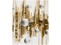 40X50CM MIASTO ZE SNU SEPII OBRAZ