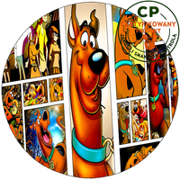 Opłatek na tort - Scoobie Doo