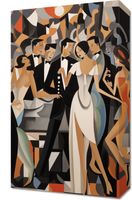 Obraz 30x50cm Bal w Art Deco