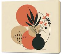 Obraz 100x90cm Wazon z Kwiatami