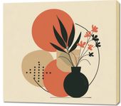 Obraz 100x90cm Wazon z Kwiatami