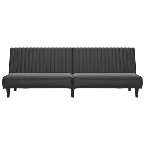 2-osobowa sofa, czarna, sztuczna skóra na Arena.pl