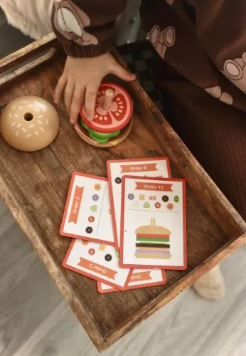 Restauracja Duży Drewniany Burger FSC WOOPIE GREEN na Arena.pl