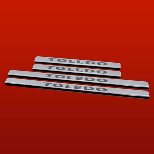 Listwa progowa SEAT TOLEDO MK1 Stal nierdzewna 304 połysk 4szt na Arena.pl