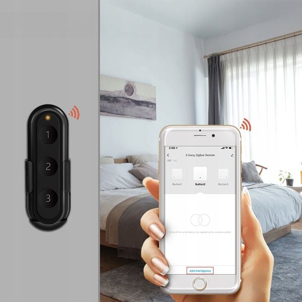 Pilot Scen 3 Kanały 9 Programów ZigBee TUYA Smart Life Bezprzewodowy zdjęcie 5