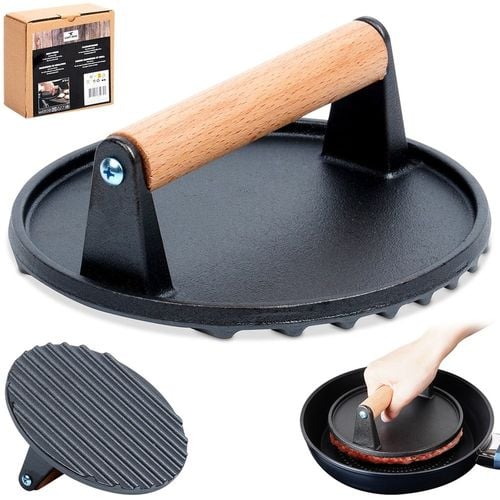 Prasa do burgerów żeliwna 18 cm na Arena.pl