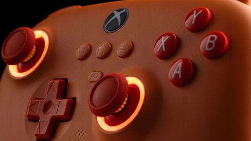 Gamepad 8BitDo Ultimate C Wired Pomarańczowy do PC, Xbox Series / One na Arena.pl