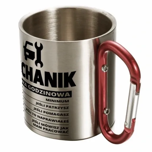 KUBEK PREZENT DLA MECHANIKA Z KARABIŃCZYKIEM 300ML zdjęcie 2