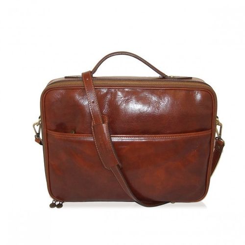 Elegancka torba na laptopa Brąz na Arena.pl