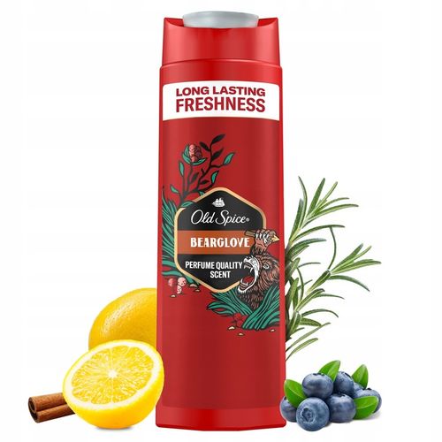 Old Spice Bearglove Żel męski pod prysznic i szampon 3w1, 6 x 400ml na Arena.pl