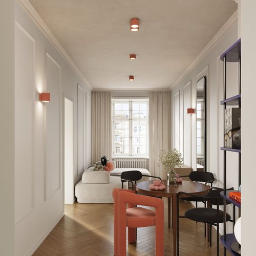 Plafon AURA 2 brzoskwiniowy Gx53 na Arena.pl